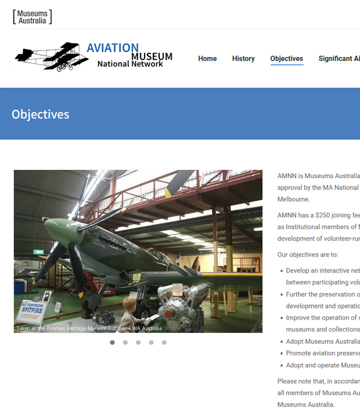 Aviation Museum National Network Website