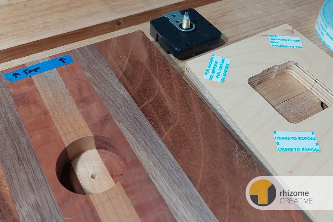 Handcrafted Laminated Timber Clock | Preparing the Router Template