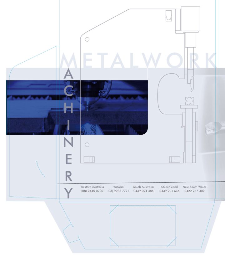 Metalwork Presentation Folder - Rear Cover | Ron Mack Machinery