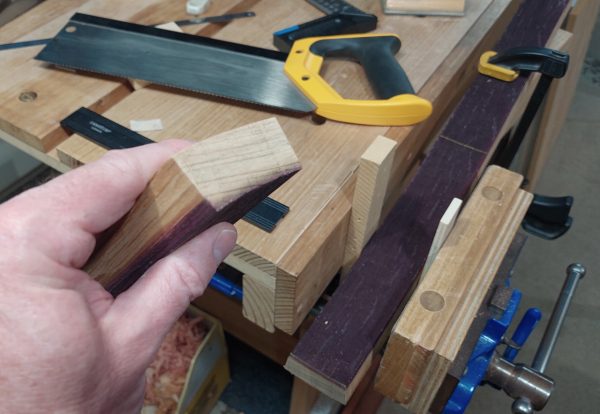 Oak Barrel Staves | Cutting to length with a Hand Saw