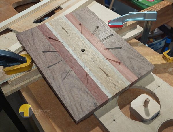 Handcrafted Laminated Timber Clock - Under Construction | For Sale - February 2024